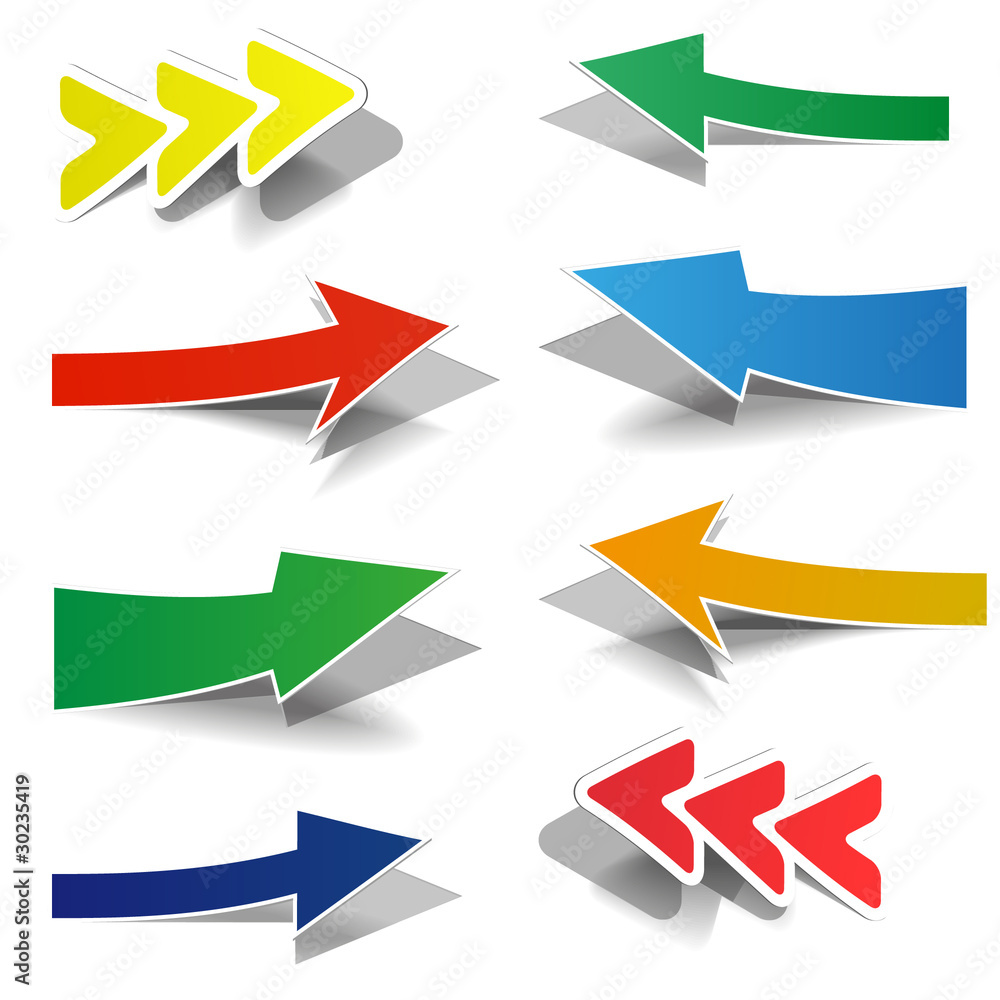 Arrow set vector for design Arrow set vector for design