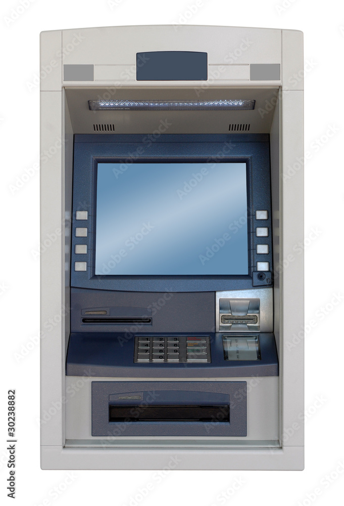 ATM machine - front view ATM machine - front view