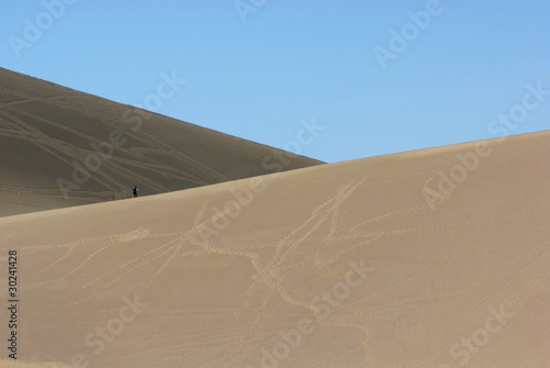 People on sand dune