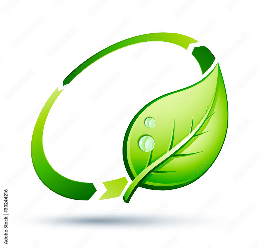 logo recyclage écologie