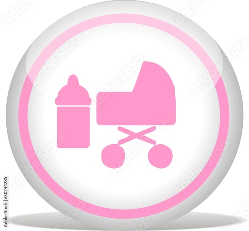 bouton poussette