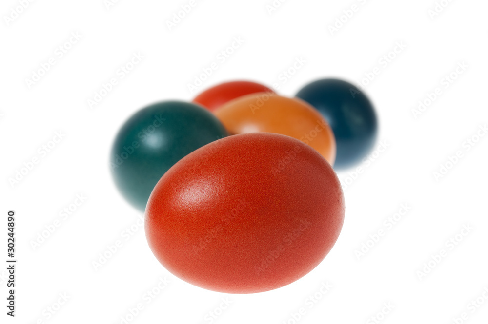 A Bunch of Colorful Easter Eggs A Bunch of Colorful Easter Eggs