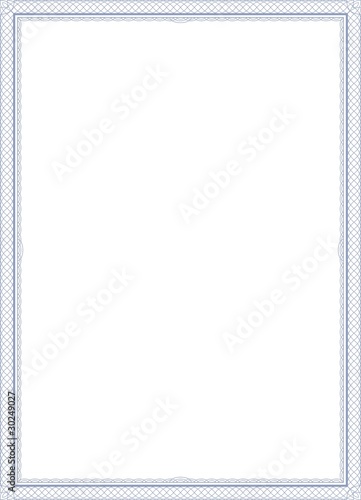 Certificate Border. Empty Frame