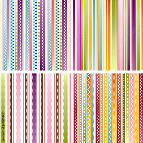 colorful seamless patterns with fabric texture
