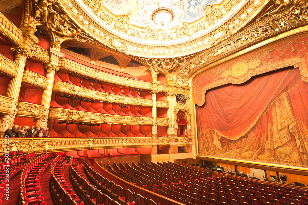 Naklejka premium wnętrze wielkiej Opery w Paryżu