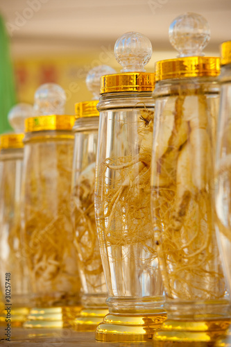 Photography Row Bottled Ginseng Display