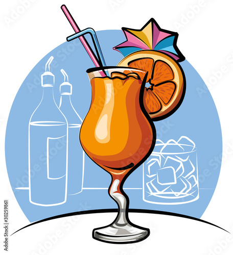 orange cocktail