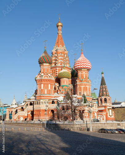Храм Василия Блаженного на Красной площади в Москве.