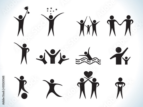 abstract people icon