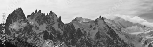 La chaîne du Mont Blanc © Boris V. 