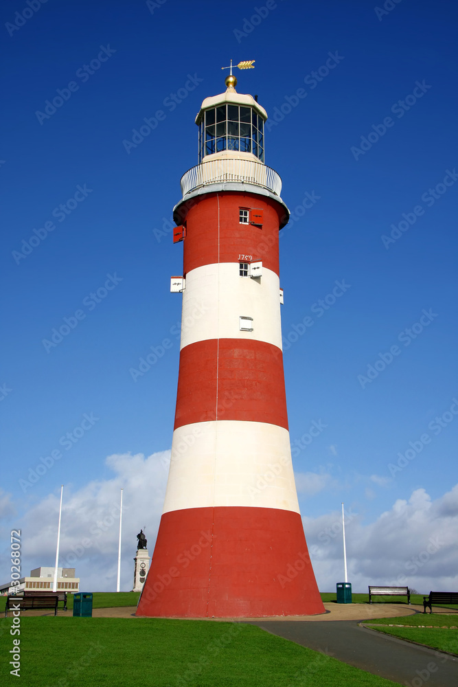 Plymouth, Lighthouse, England Plymouth, Lighthouse, England