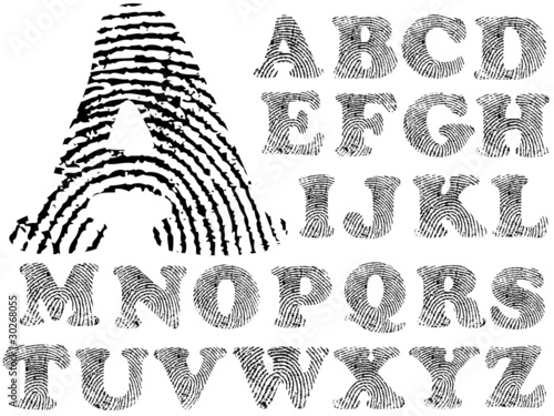 Fingerprint Alphabet