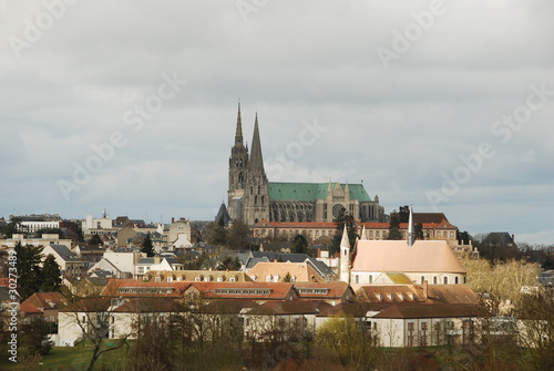 Obraz na płótnie cathédrale de Chartres