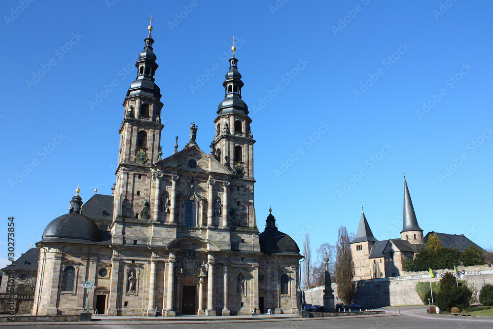 Fototapeta premium Fulda Cathedral und Michaelskirche
