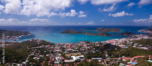 Town of Charlotte Amalie and  Harbor photo