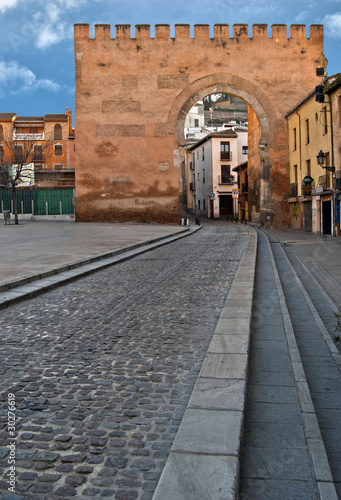 Puerta de Elvira  acceso a la Granada antigua