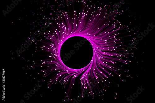 Pink telecommunications eclipse