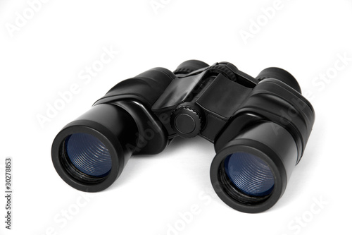 Binoculars, isolated on a white background