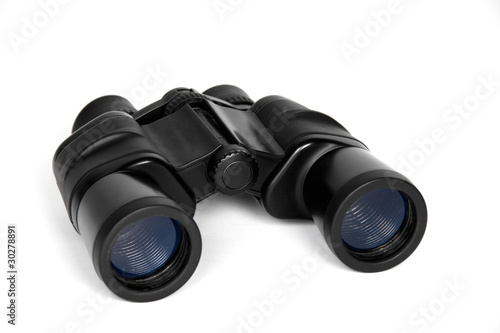 Binoculars, isolated on a white background