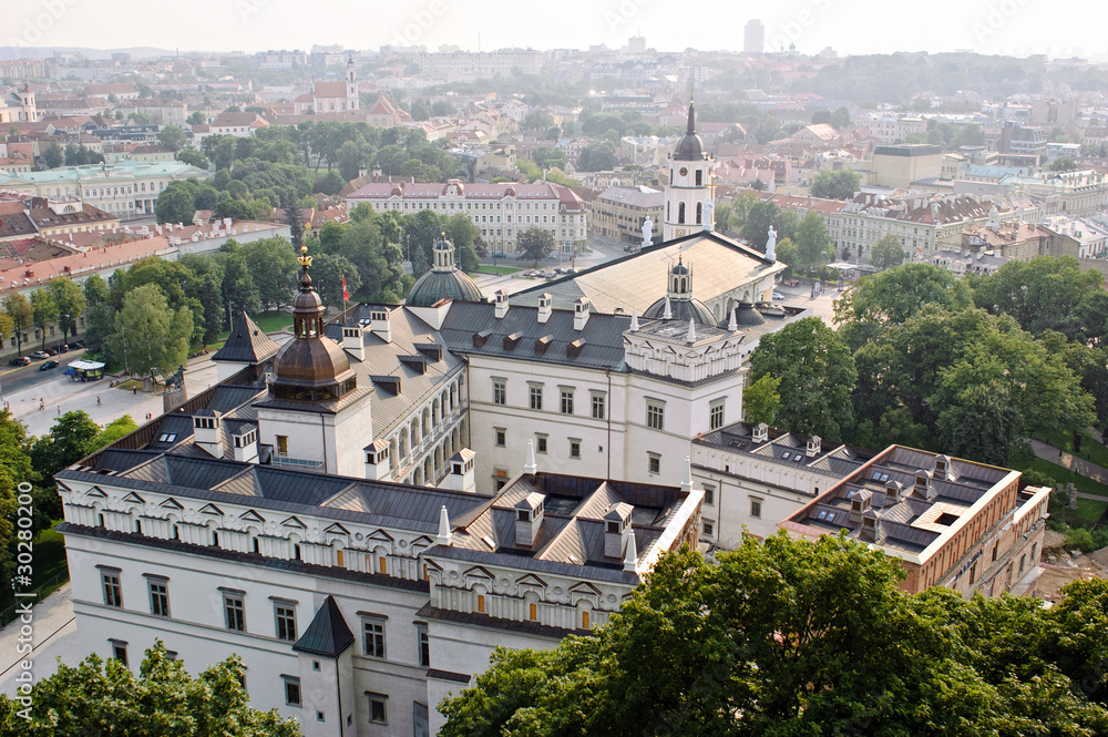 View of Vilnius old town, Lithuania