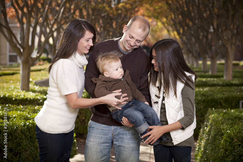 Fototapeta premium Happy Family