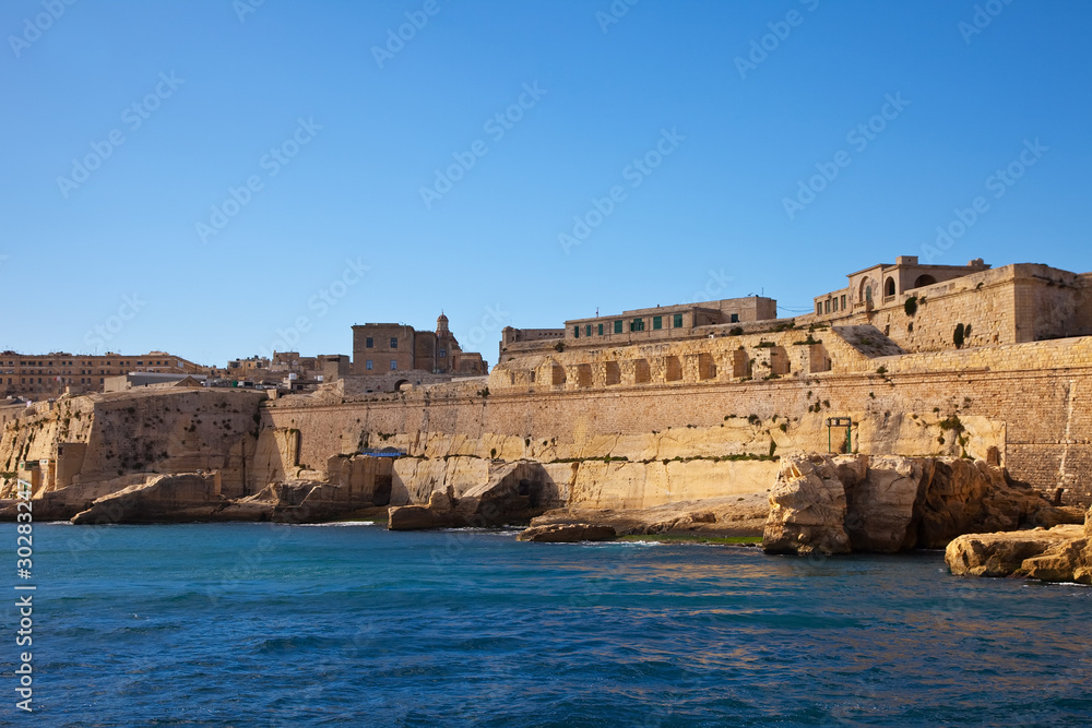 View of Valletta fortress