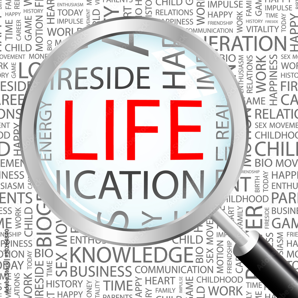 LIFE. llustration with different association terms. LIFE. llustration with different association terms.
