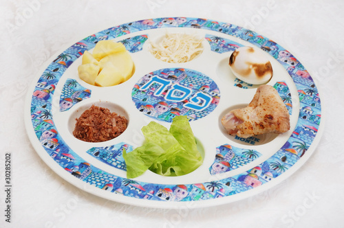 Passover seder plate