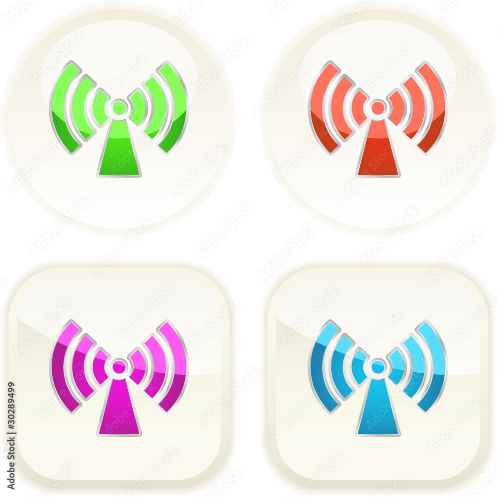 Communication. Button set. Stock Vector | Adobe Stock