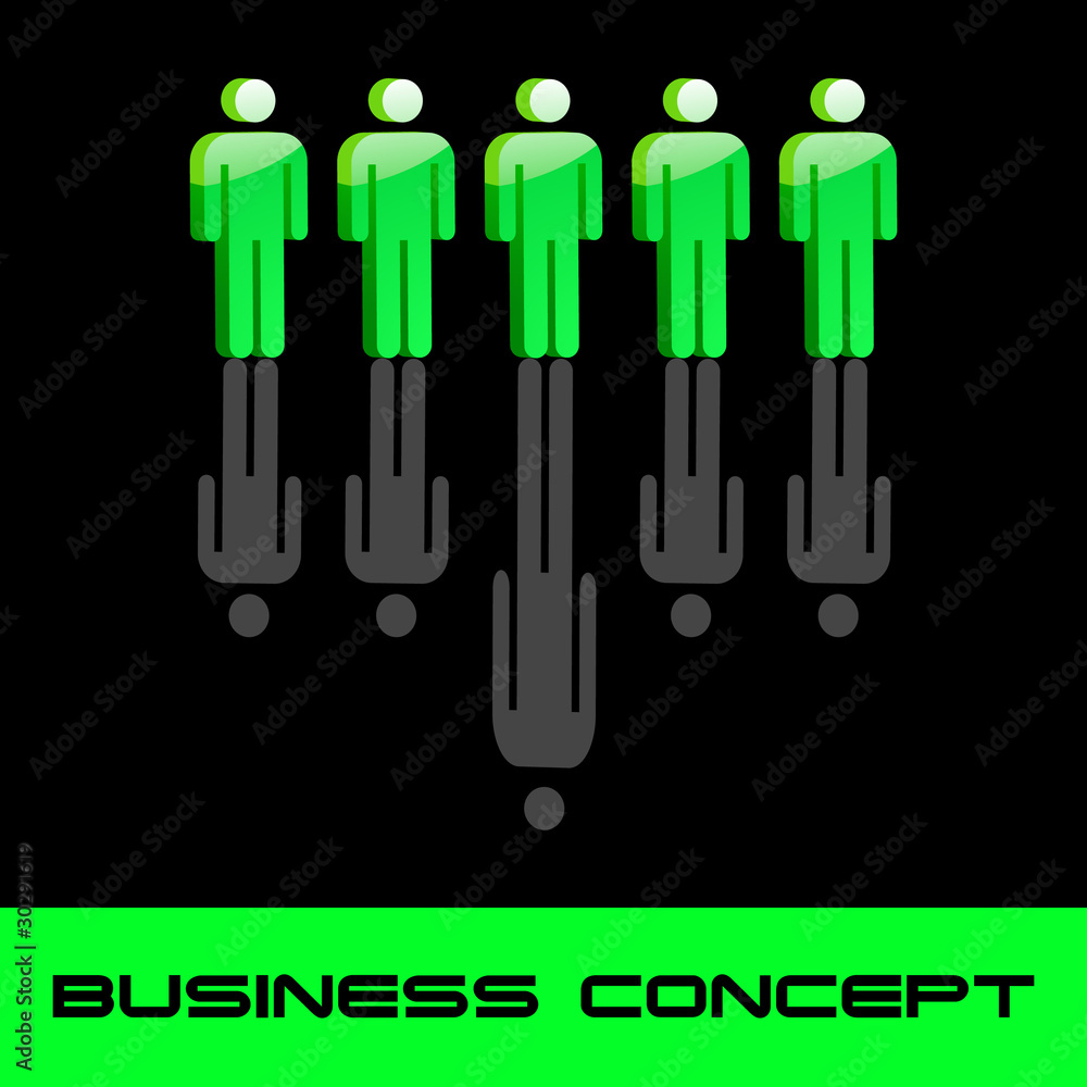 Business concept. Vector illustration. Business concept. Vector illustration.