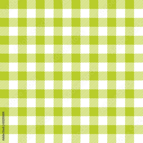 Seamless Pattern Green Check