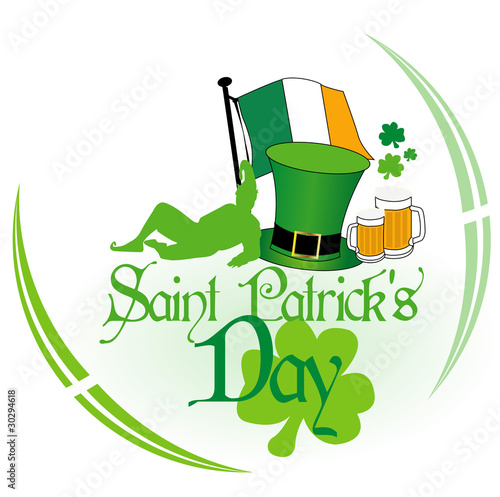 Saint Patrick icône