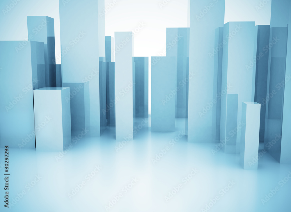 Abstract city architecture Abstract city architecture