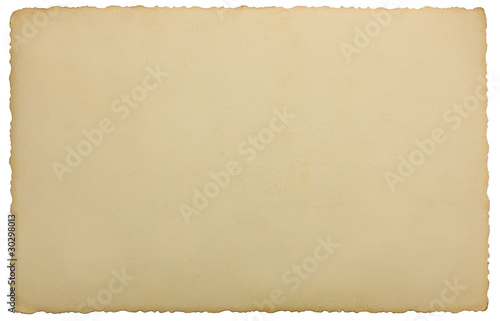 Old Vintage Edge Photo Background Reverse Side Texture Isolated