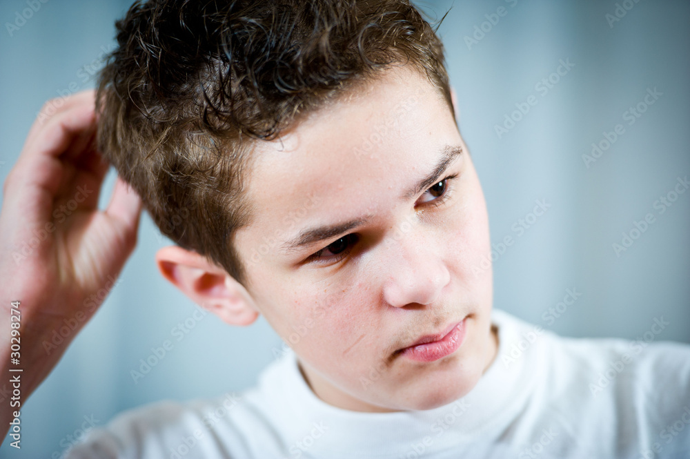 Fototapeta premium portrait adolescent garçon