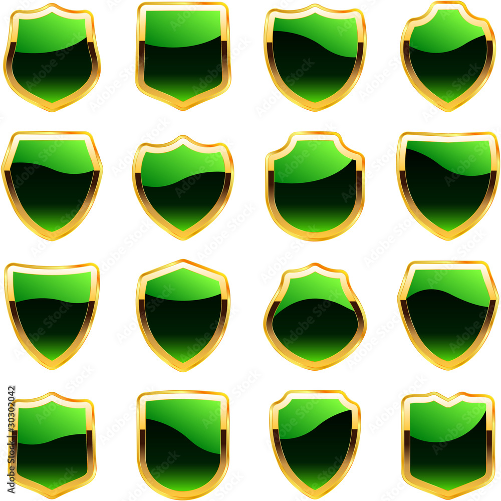 Shield collection. Shield collection.