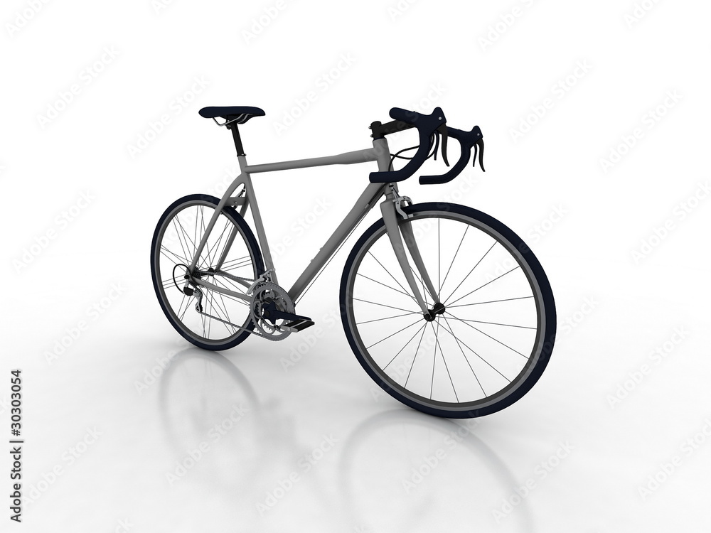 Bicycle isolated on white background Bicycle isolated on white background