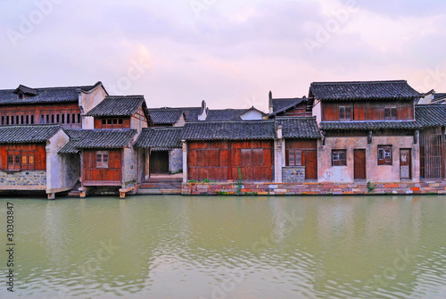 China, Jangsu, the Xizha ancient village houses