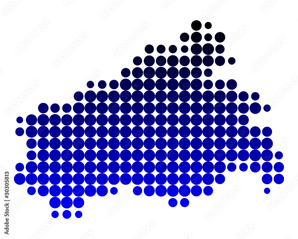 Karte von Mecklenburg-Vorpommern Karte von Mecklenburg-Vorpommern
