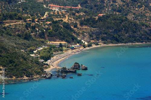 Aerial view on Zakynthos Greece