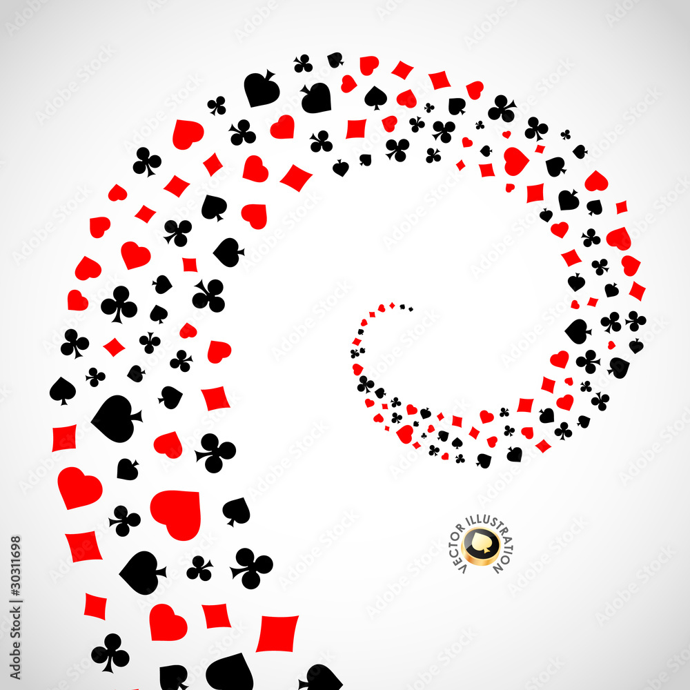 Vector illustration of card symbolic. Vector illustration of card symbolic.