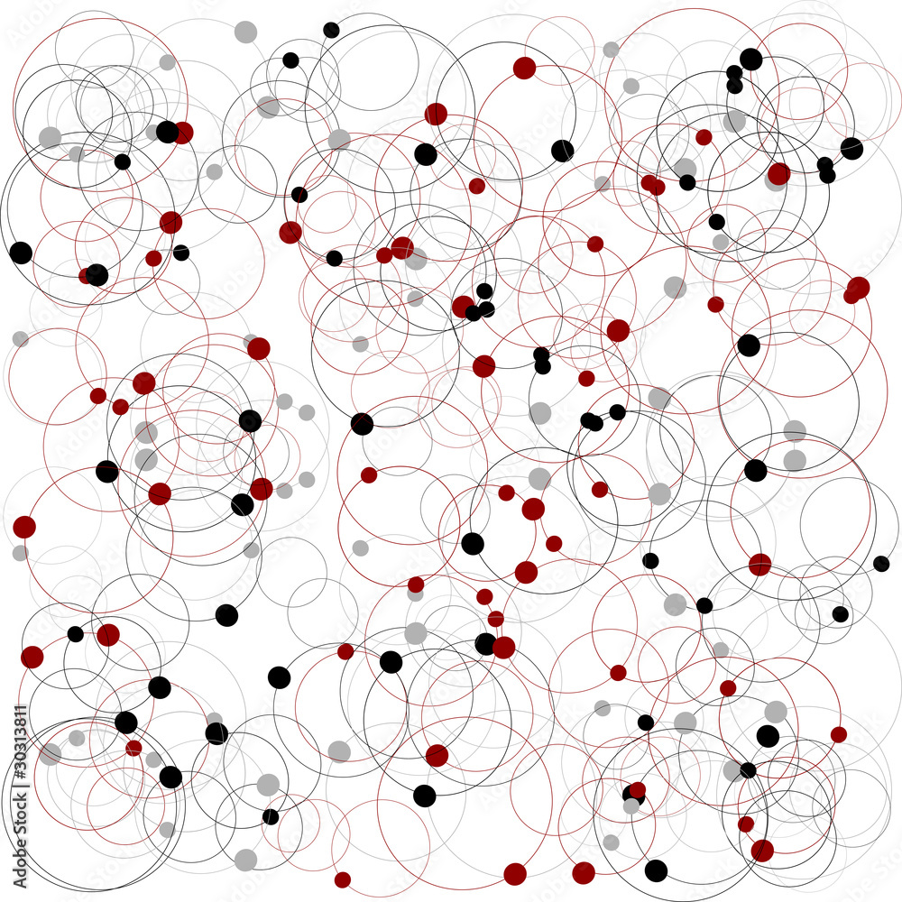 Seamless background with circles and dots Seamless background with circles and dots