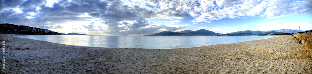 Korsiches Strandpanorama