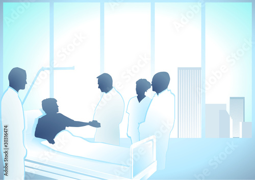 Krankenhaus Visite