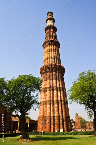 Qutb Minar in Delhi, India