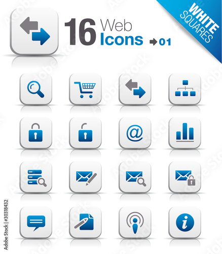 White Squares - web icons 01