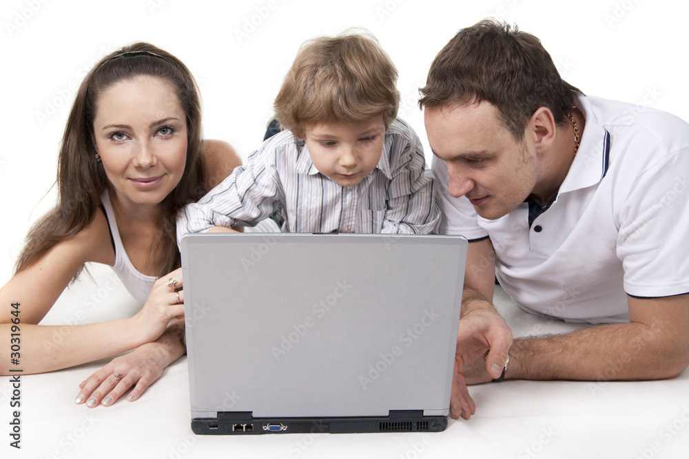 family and computer