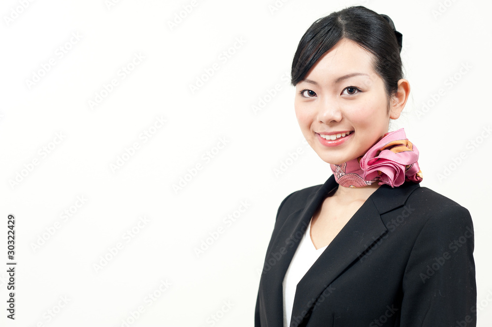 a portrait of beautiful businesswoman