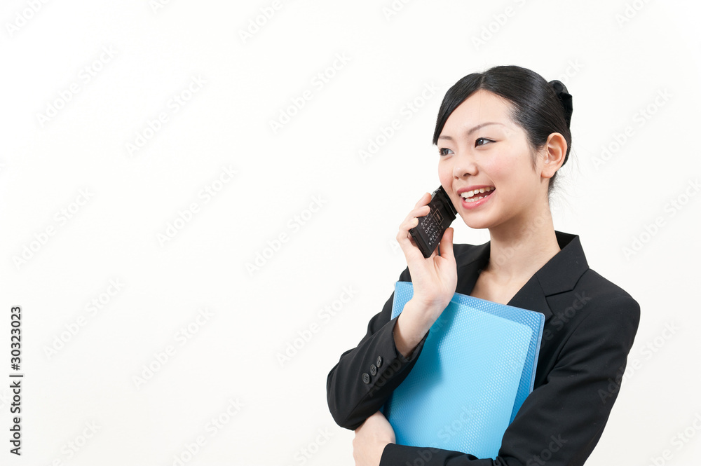 a portrait of beautiful businesswoman talking a portrait of beautiful businesswoman talking