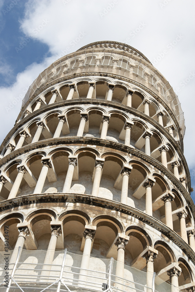 Italy, Pisa. Leaning Tower in the Campo dei Miracoli